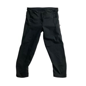 Lululemon Cropped Leggings Black Size 4 Flawed Pocket